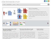 Tablet Screenshot of homemicrobiome.com